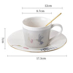 Luycho Anamorphic Mirror Reflection Cup | Locomotion Series Coffee & Tea Set - Quincelle.co