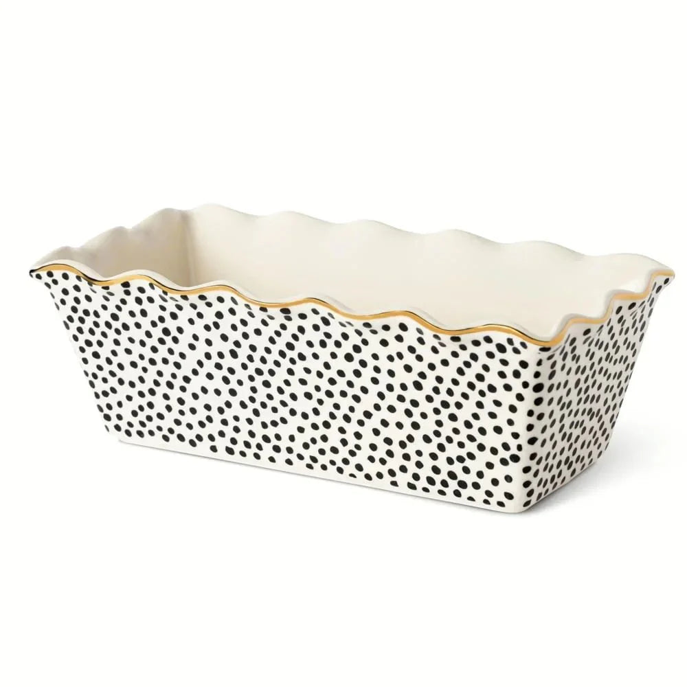 Quincelle 9-Inch Nonstick Ceramic Loaf Pan | Professional Dot Pattern ... — View 2