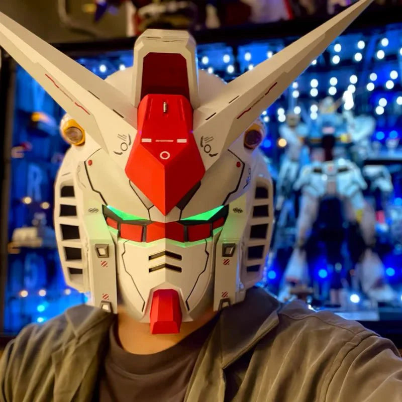 Vol.1 Rx - 78 - 02 Helmet: Cyberpunk 1:1 Mask Mech Robot Helmet - Quincelle.co