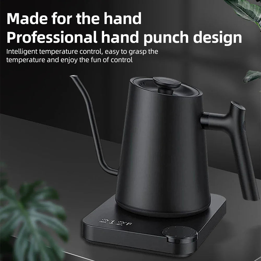 Gooseneck Electric Temperature Control Stainless Steel Kettle 0.9L — View 5