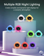 ORIA Kids Alarm Clock – Smart Sleep Training & 9 - Color LED Night Light - Quincelle.co