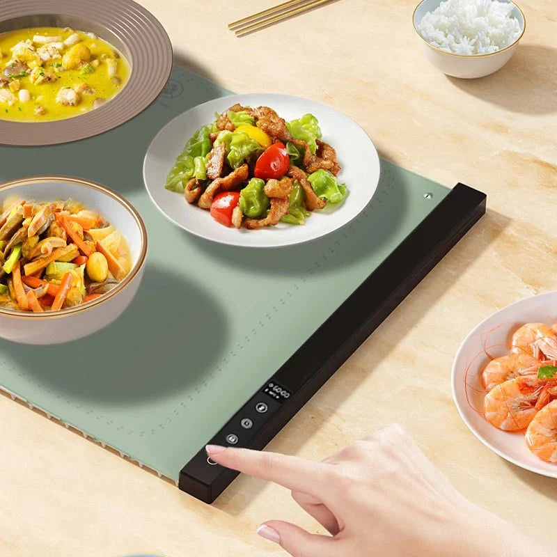 Silicone Heating Mat for Food Warming Trays | Rollable Party Buffet Warmer - Quincelle.co