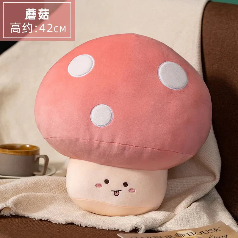 Cute Fruit & Veggie Kawai Plush Pillow – Soft & Adorable Stuffed Toy! — View 6