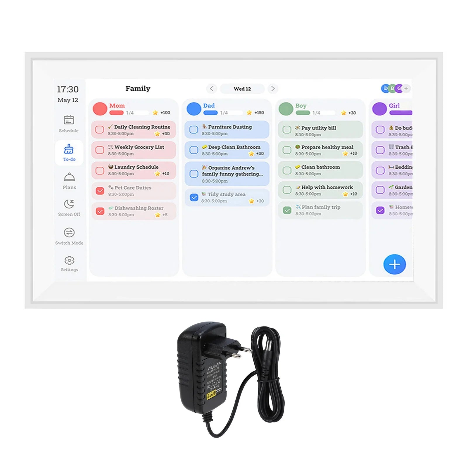 SmartHub 15.6 - Inch Digital Family Calendar | The 2026 Home Command Center - Quincelle.co