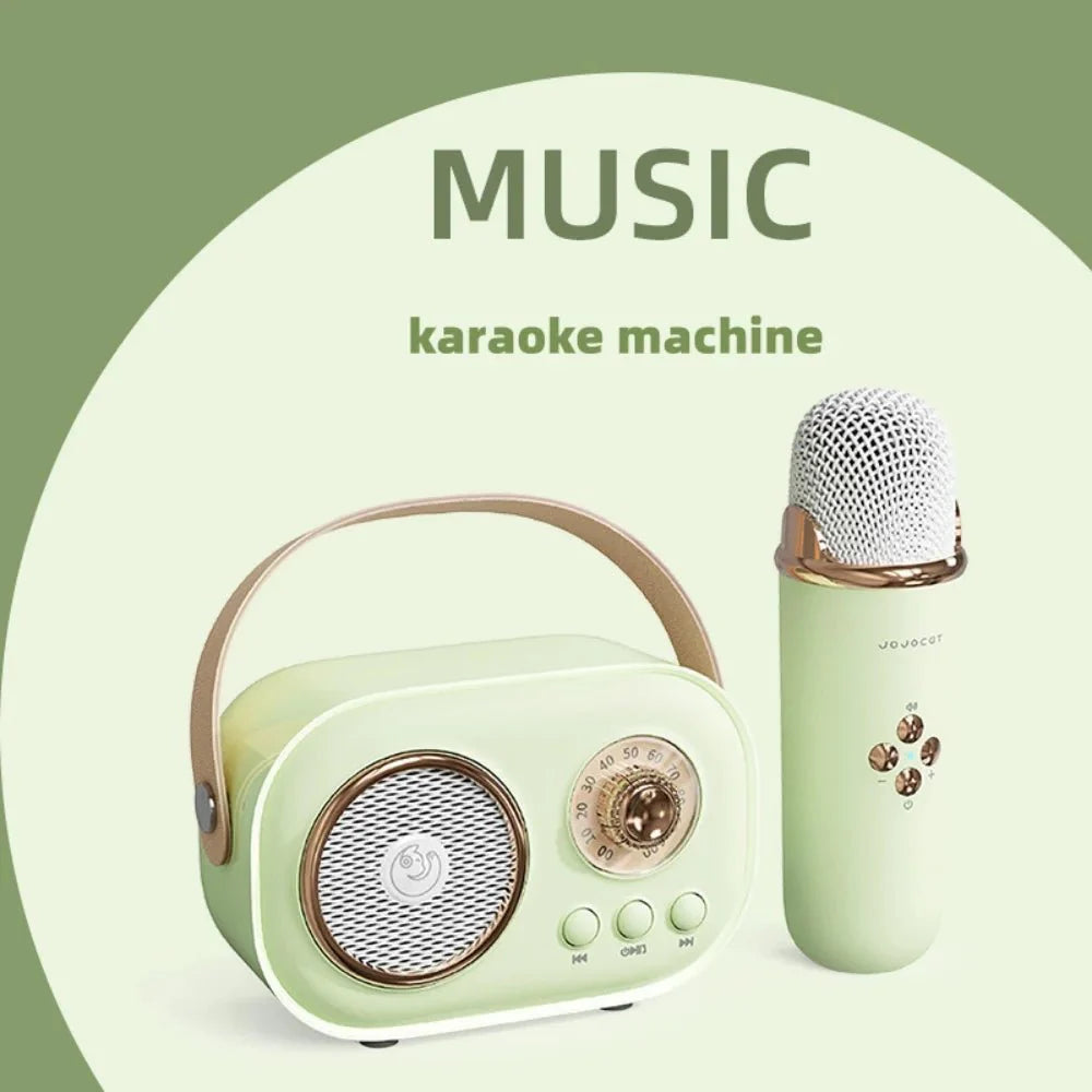 Quincelle: Bluetooth Karaoke Speaker | TF Card, FM Radio, HiFi Bass, Hand... — View 4