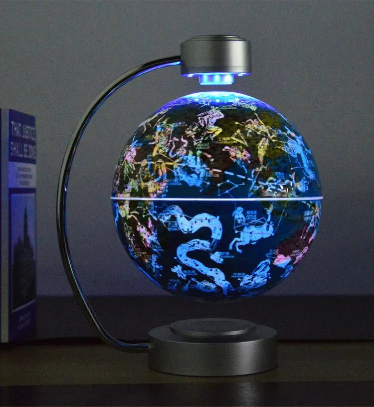 Levitating Globe 8" LED Luminous Floating World Map Globe Gift for Men Home Office - Quincelle.co