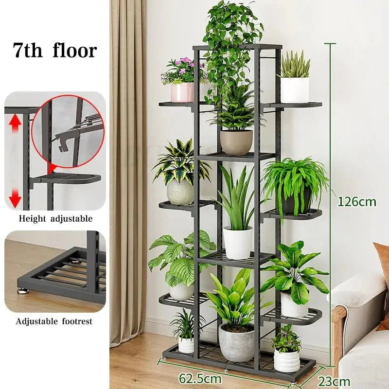 Professional Indoor/Outdoor Plant Stand – 5 - Tier & 7 - Tier Display Organizer - Quincelle.co