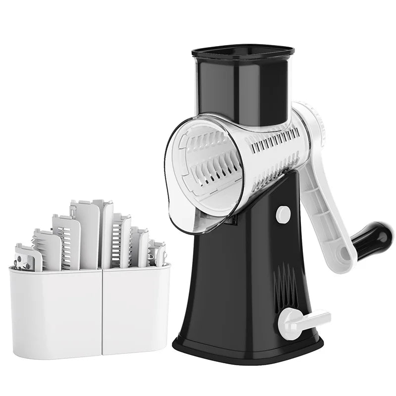 5-in-1 Professional Rotary Grater | Multi-Functional Kitchen Mandoline &... — View 7