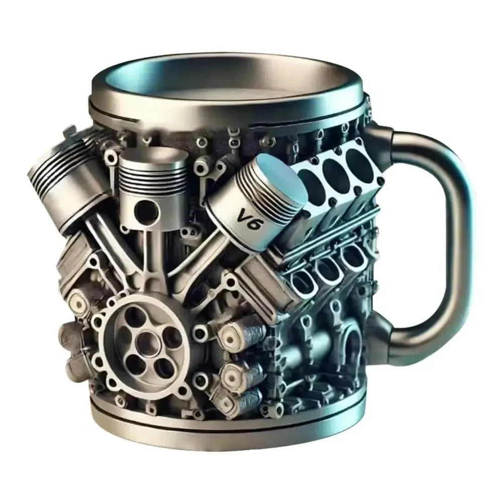V8 Engines Stainless Steel Tankard Mug - Quincelle.co