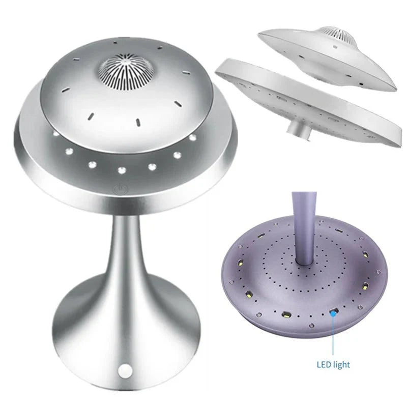 Magnetic Levitation Bluetooth Speaker – Floating UFO Wireless Charging — View 3