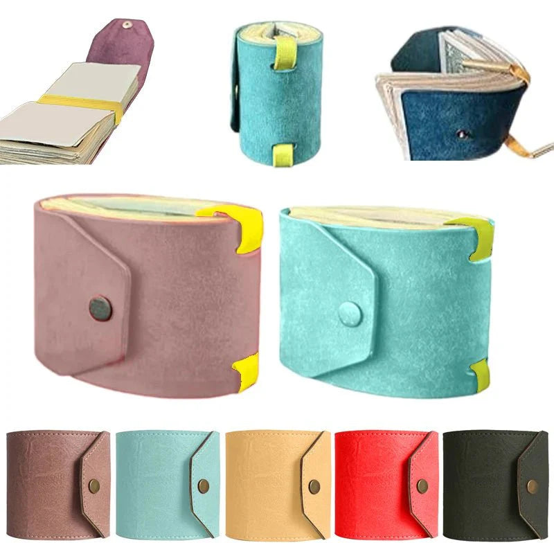 The Cash Wrap Leather Wallet – Luxury Compact Money Organizer & Fast Cash Access Holder - Quincelle.co