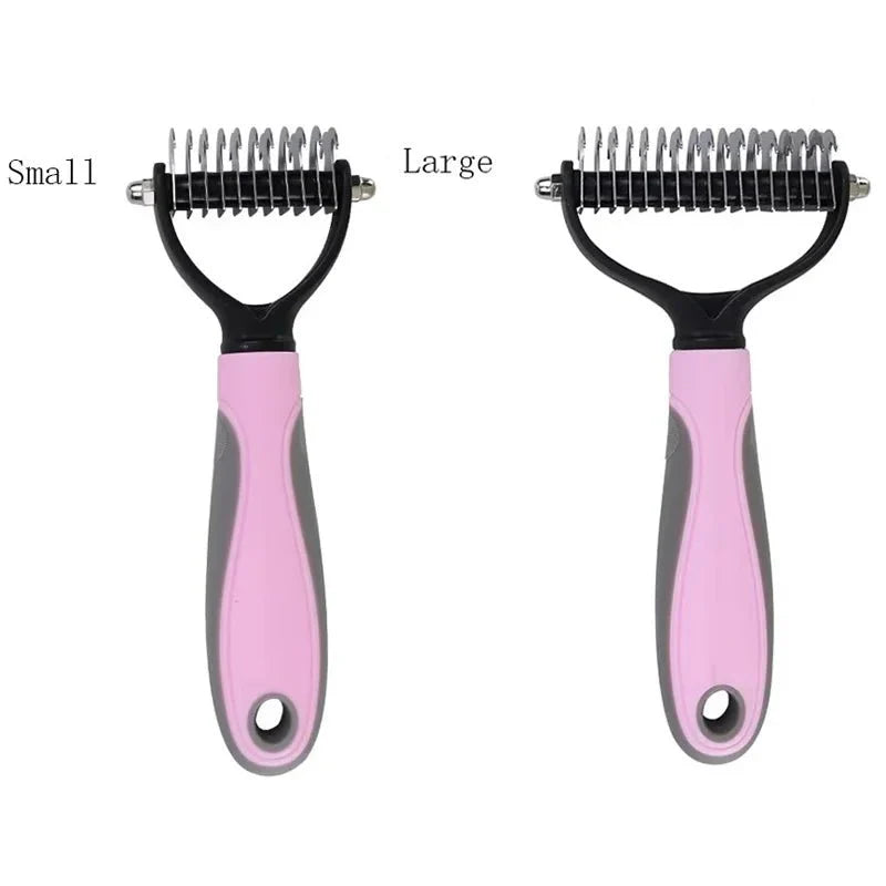 Professional 2 - Sided Pet Grooming Brush – The Ultimate 2 - in - 1 Undercoat Solution - Quincelle.co