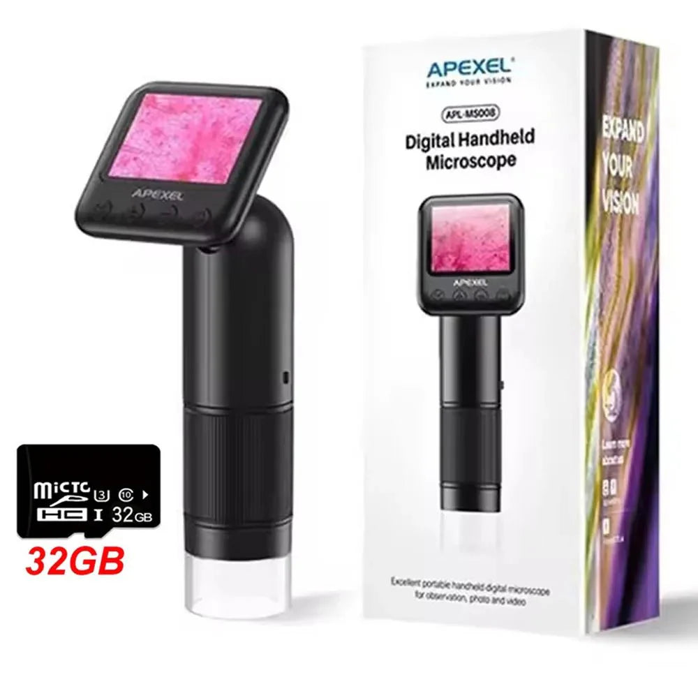 Premium Handheld 800X HD Digital Microscope with 2 Inch LCD Screen - Quincelle.co
