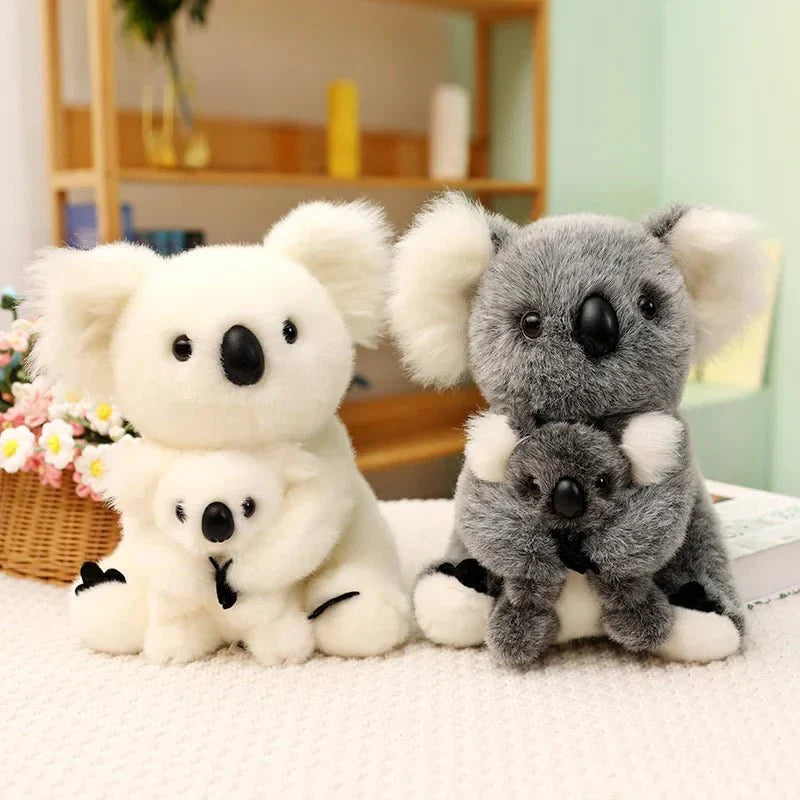 Lovely Australia Koala Plush Toy: Furry, Soft, and Huggable! - Quincelle.co