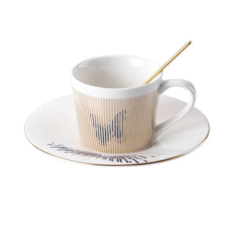 Luycho Anamorphic Mirror Reflection Cup | Locomotion Series Coffee & Tea Set - Quincelle.co