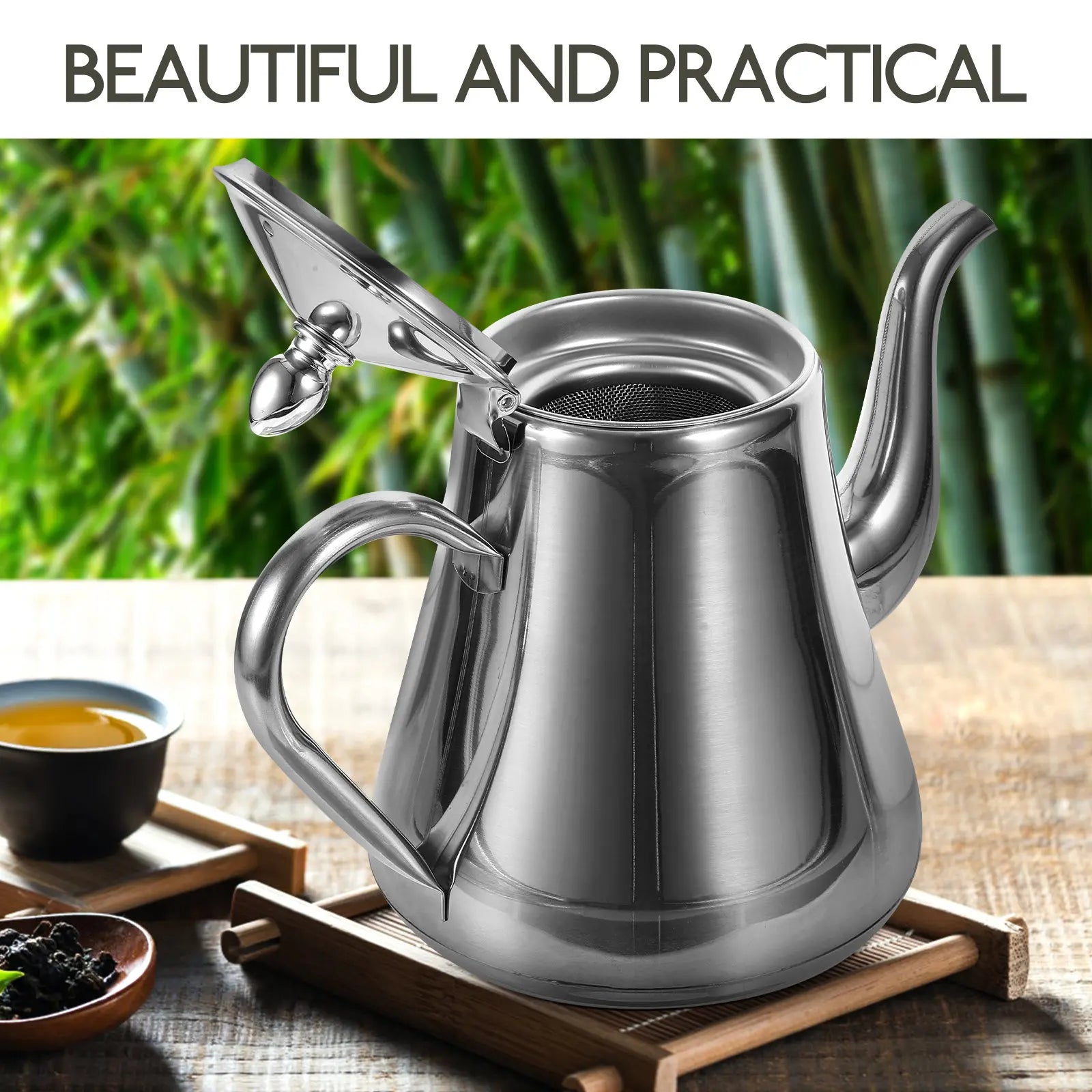 Precision Gooseneck Teapot – 2026 Brewing Specialist - 1.5L Induction Compatible - Quincelle.co