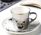 Luycho Anamorphic Mirror Reflection Cup | Locomotion Series Coffee & Tea Set - Quincelle.co