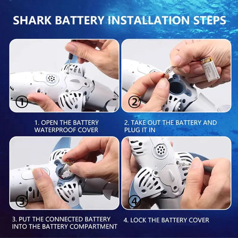 Smart RC Submarine Whale Shark Drone - Quincelle.co