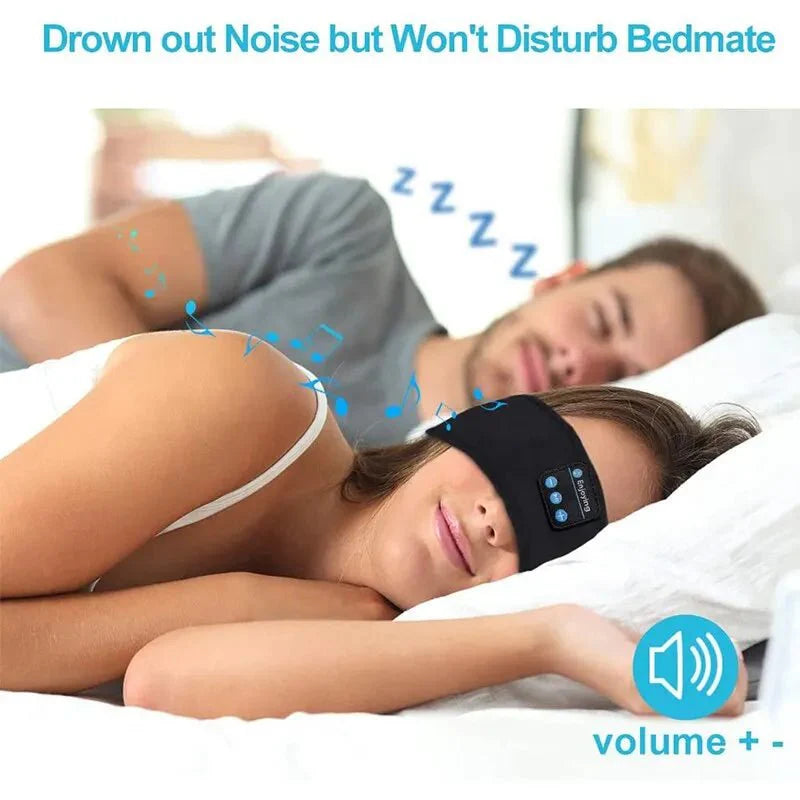 Bluetooth Sleep Headband Wireless Sports Earphones Eye Mask with Built-i... — View 5