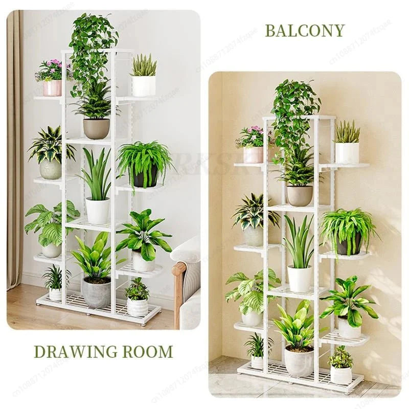 Professional Indoor/Outdoor Plant Stand – 5 - Tier & 7 - Tier Display Organizer - Quincelle.co