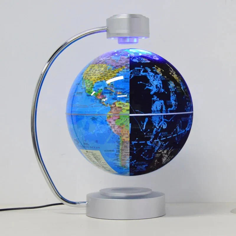 Levitating Globe 8" LED Luminous Floating World Map Globe Gift for Men Home Office - Quincelle.co