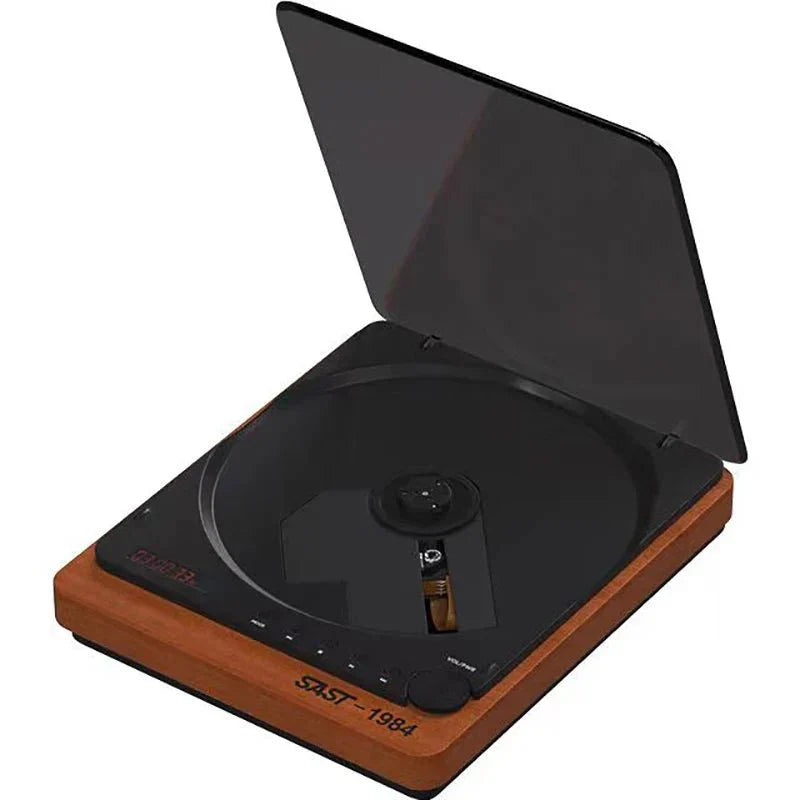 Wooden HiFi CD Player Bluetooth 5.1 SPDIF Optical USB Lossless Retro Desktop Audio No Speaker Remote - Quincelle.co
