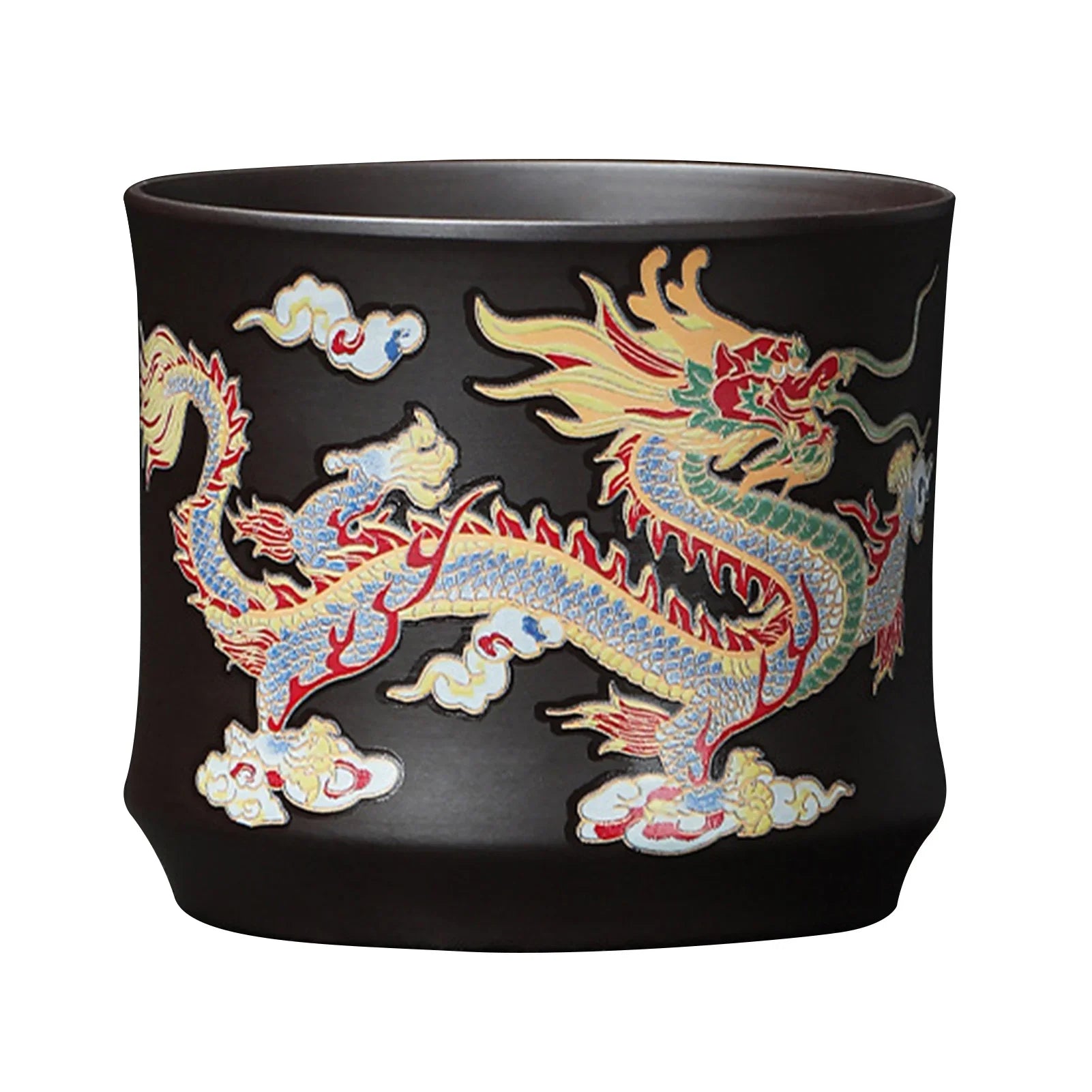 Hand-made Dragon & Phoenix Color-Changing Purple Clay Teapot | Tradition... — View 8