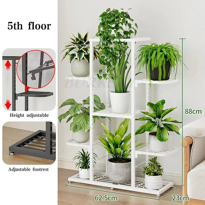 Professional Indoor/Outdoor Plant Stand – 5 - Tier & 7 - Tier Display Organizer - Quincelle.co