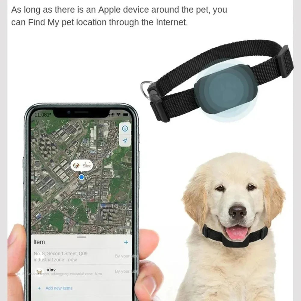 Pet GPS Tracker Adjustable Collar Dog Cat Real - Time Locator No Subscription No SIM 365 - Day Battery - Quincelle.co