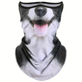 3D Cat Design Full Face Balaclava | Breathable Summer UV Sun Shield — View 8