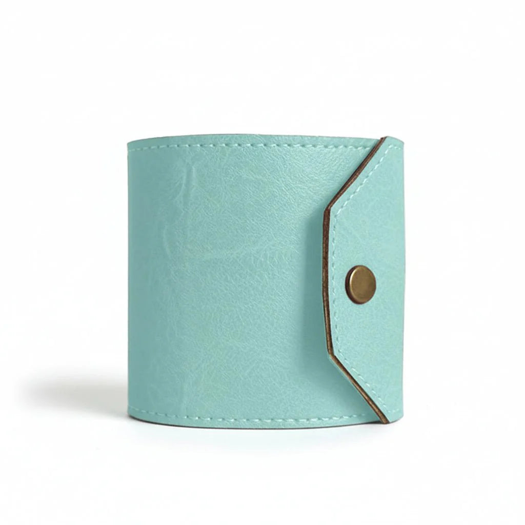 The Cash Wrap Leather Wallet – Luxury Compact Money Organizer & Fast Cash Access Holder - Quincelle.co