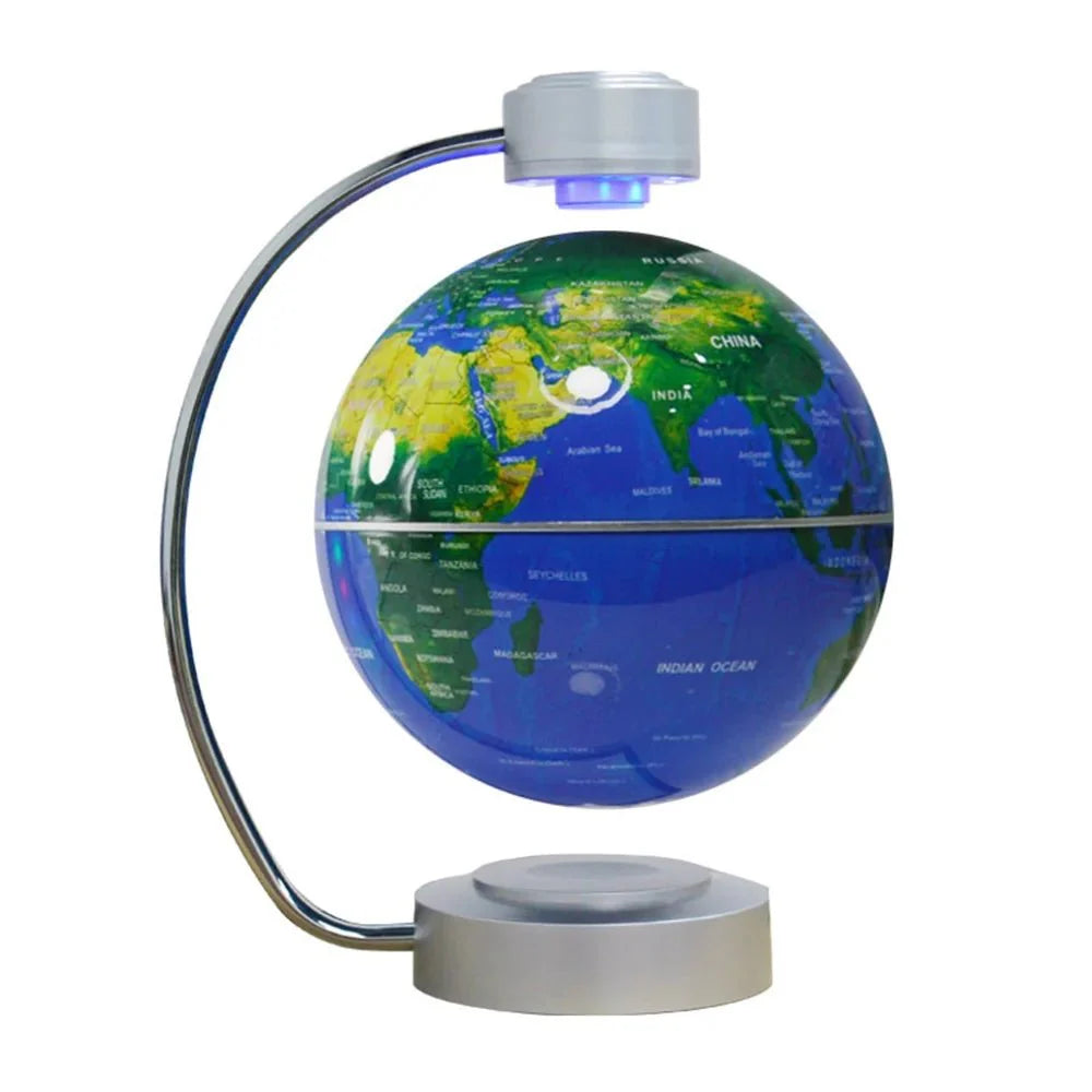Levitating Globe 8" LED Luminous Floating World Map Globe Gift for Men Home Office - Quincelle.co
