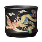 Hand-made Dragon & Phoenix Color-Changing Purple Clay Teapot | Tradition... — View 14