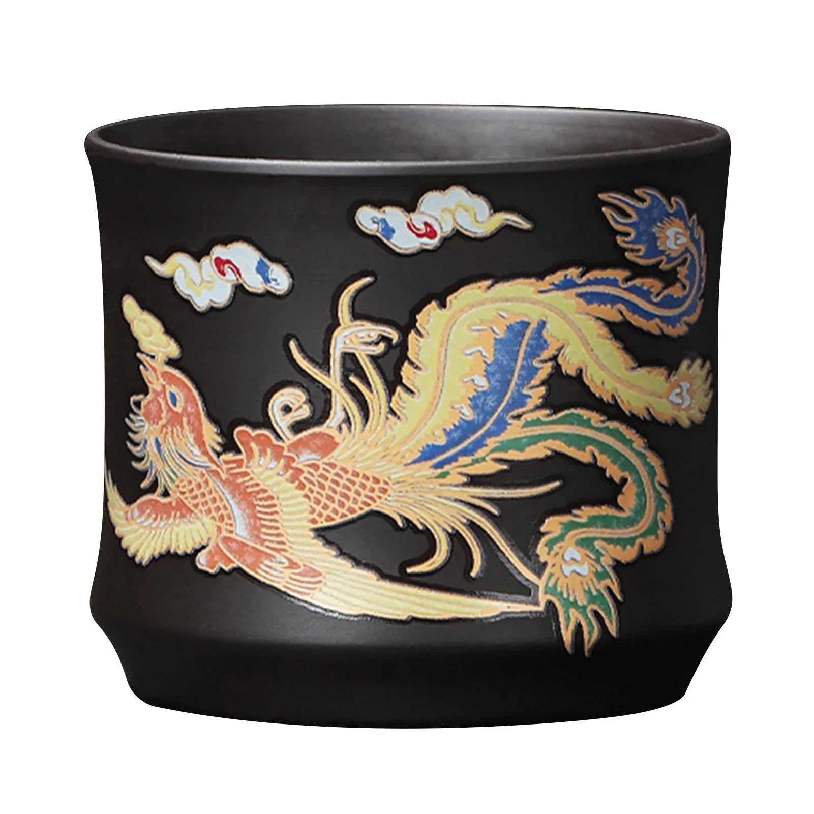 Hand-made Dragon & Phoenix Color-Changing Purple Clay Teapot | Tradition... — View 14