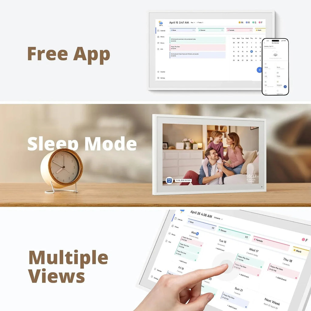 SmartHub 15.6 - Inch Digital Family Calendar | The 2026 Home Command Center - Quincelle.co