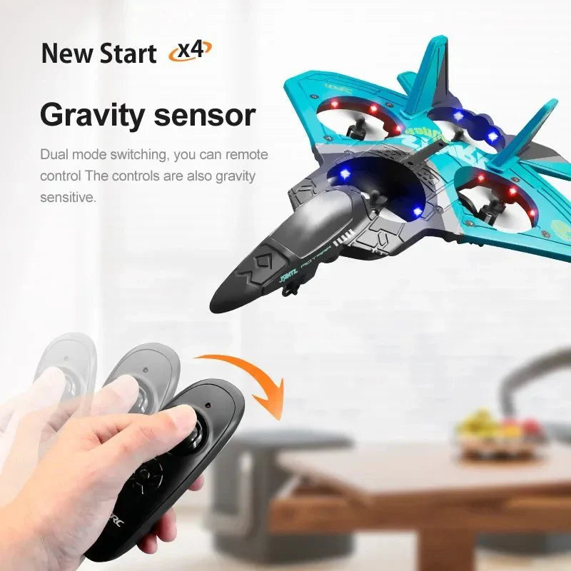 RC V17 Combat Aircraft 2.4G Remote Control Combat Aircraft Glider - Quincelle.co