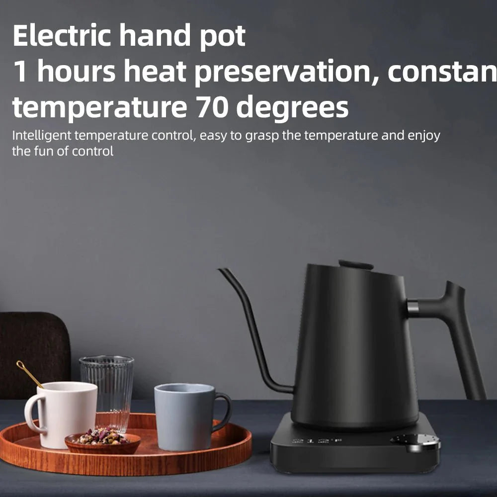 Gooseneck Electric Temperature Control Stainless Steel Kettle 0.9L — View 6