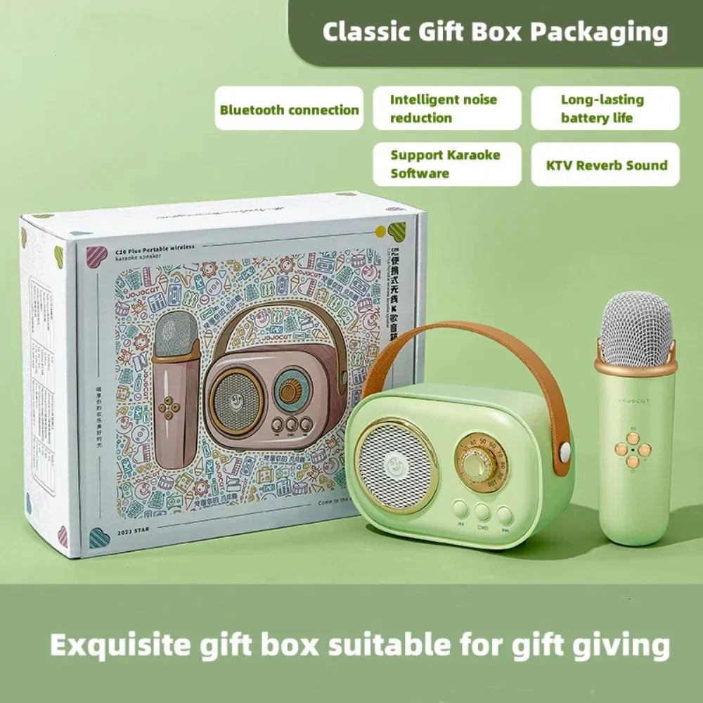 Quincelle: Bluetooth Karaoke Speaker | TF Card, FM Radio, HiFi Bass, Hand... — View 8