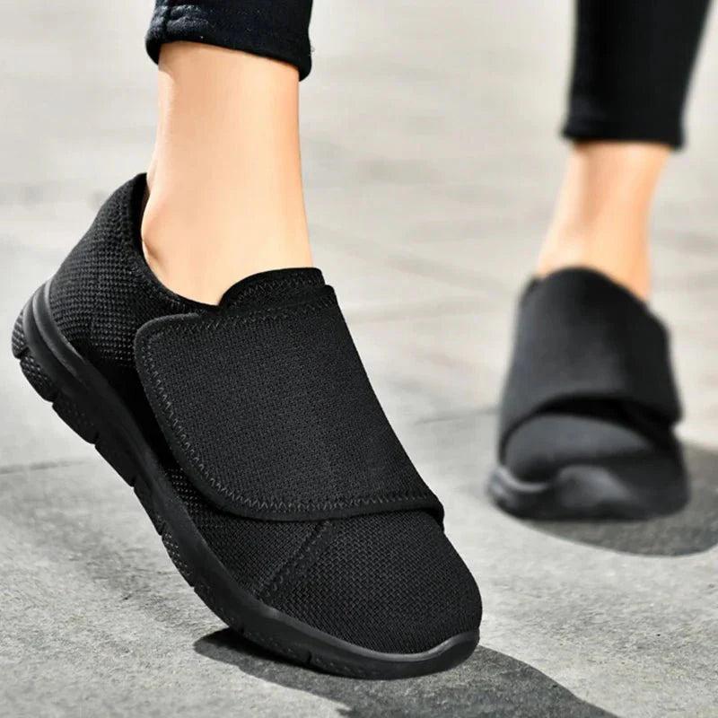 Women's Breathable Wide - Toe Walking Sneakers – Lightweight Non - Slip Cushioned Casual Shoes - Quincelle.co