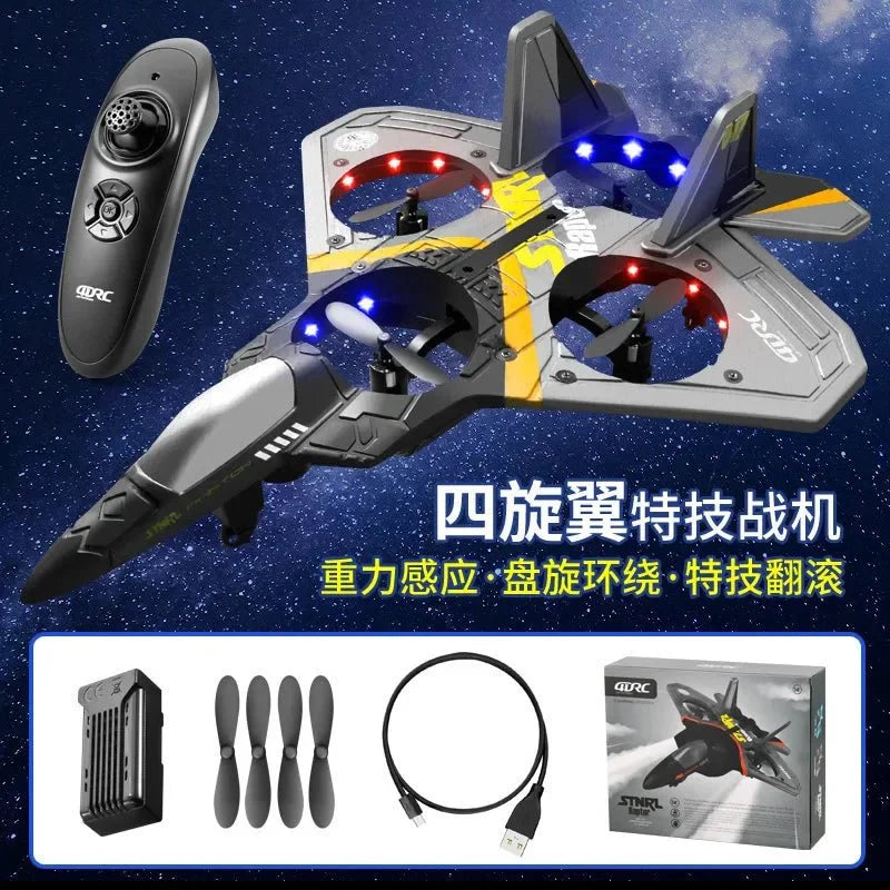 RC V17 Combat Aircraft 2.4G Remote Control Combat Aircraft Glider - Quincelle.co