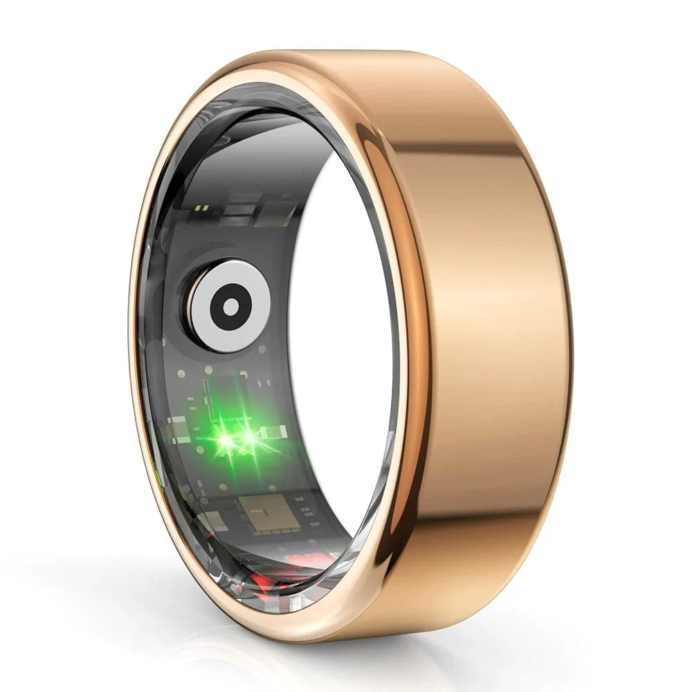 Smart Ring Titanium Steel Health Tracker IP68 3ATM Waterproof Multi Spor... — View 7