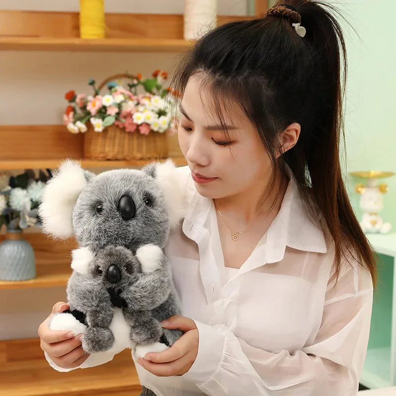 Lovely Australia Koala Plush Toy: Furry, Soft, and Huggable! - Quincelle.co
