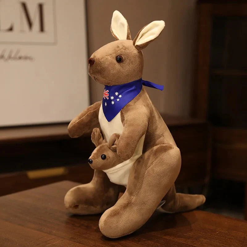Cute Mother and Child Kangaroo Plush Toys: Kawaii Big Size Kangaroo Plushie — View 7
