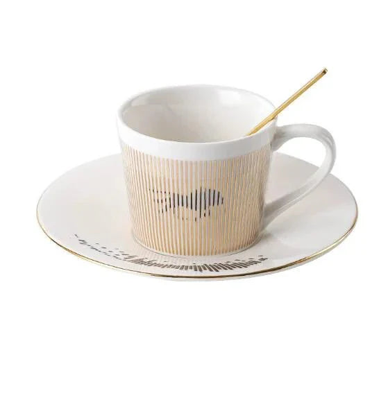 Luycho Anamorphic Mirror Reflection Cup | Locomotion Series Coffee & Tea Set - Quincelle.co