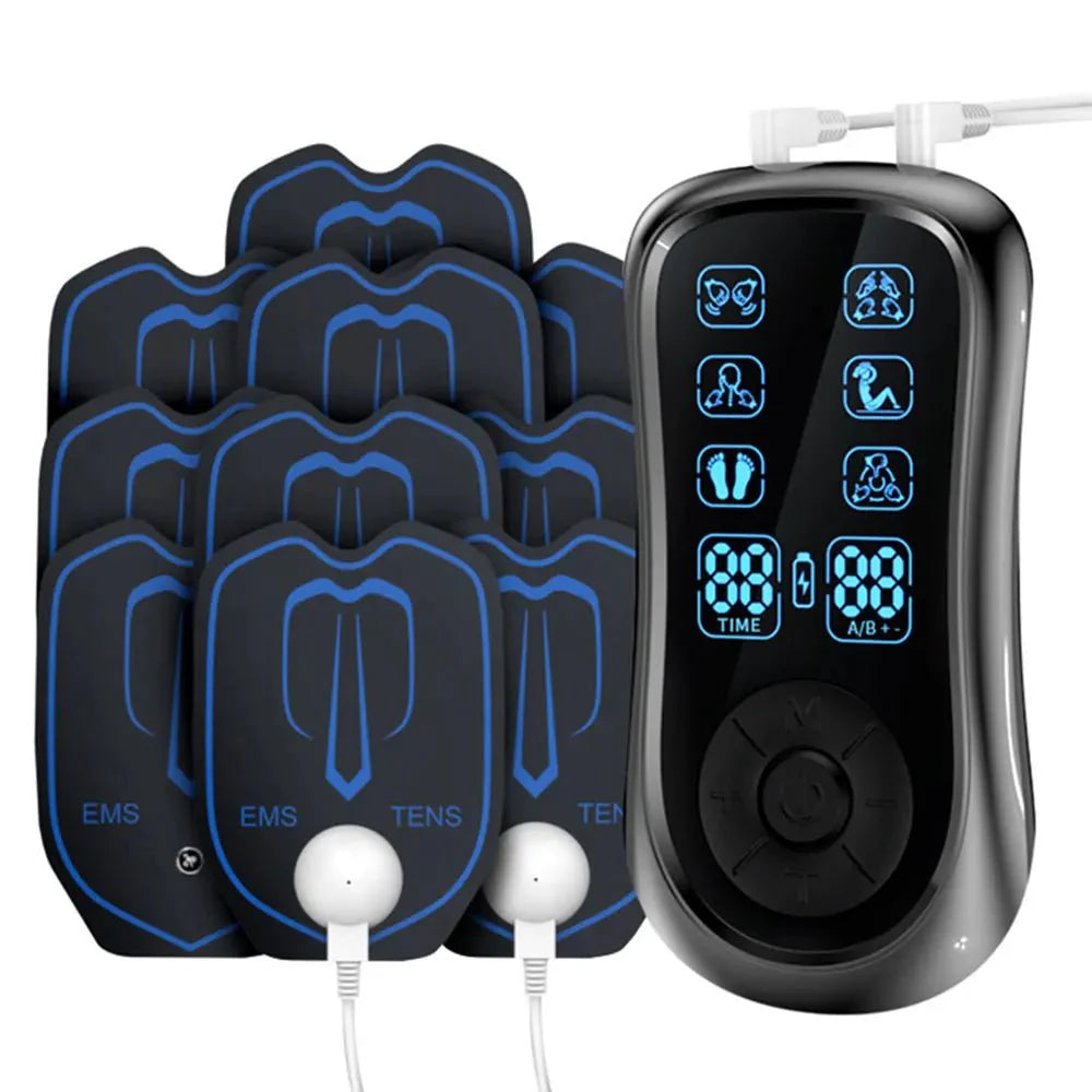 6-Mode Rechargeable Electric Pulse Massager – Compact Portable Device — View 8