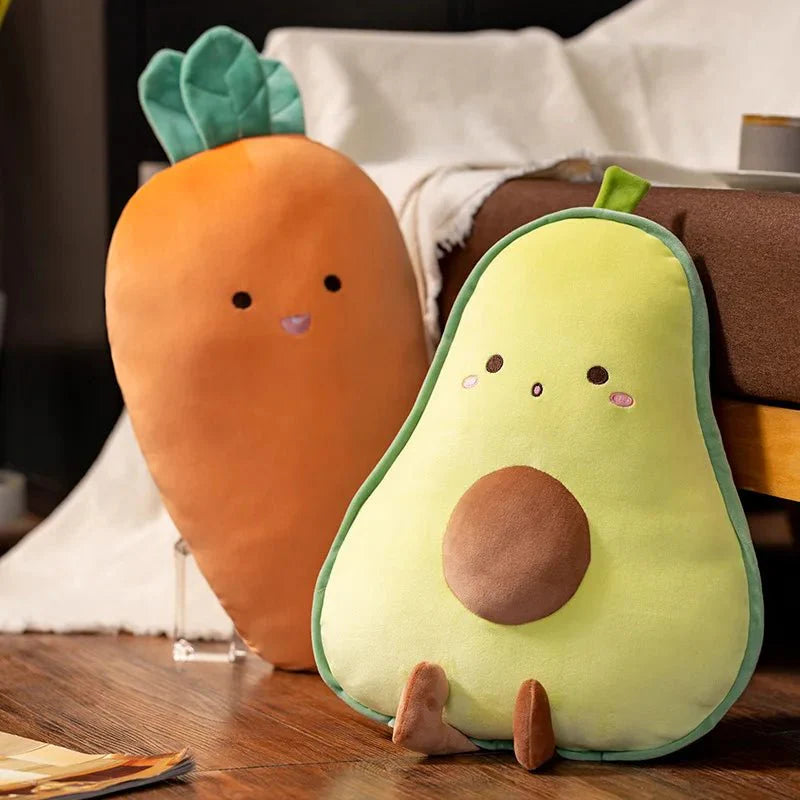Cute Fruit & Veggie Kawai Plush Pillow – Soft & Adorable Stuffed Toy! — View 4