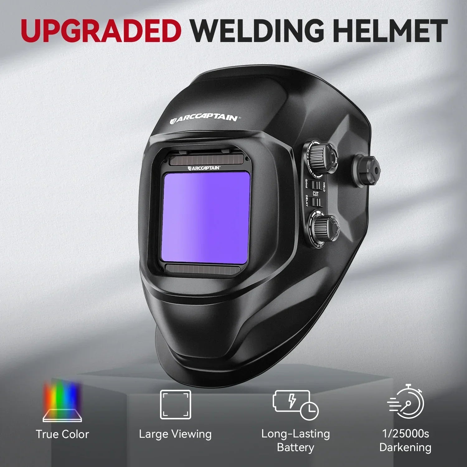 Welding Helmet - Best Large View True Color Auto - Darkening for Professionals - Quincelle.co