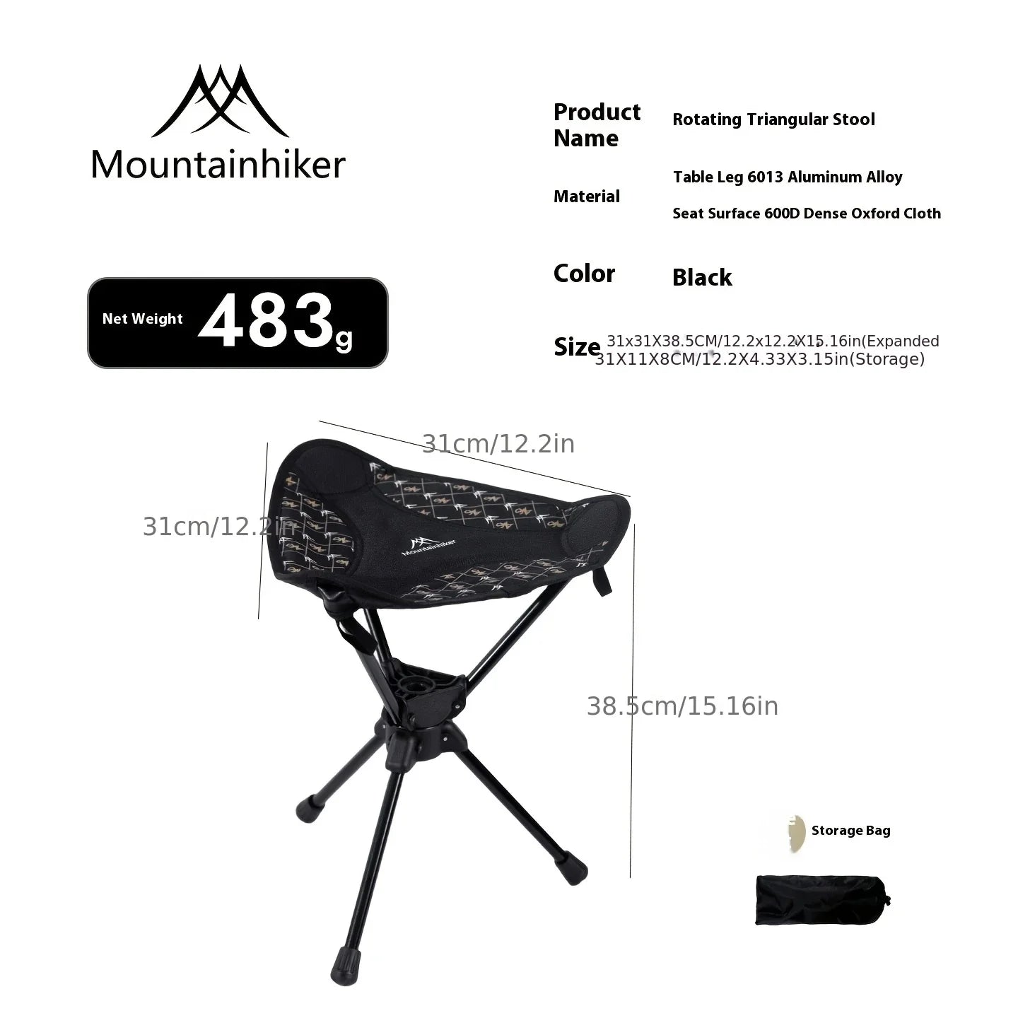 Compact Camping Chair Portable Folding Lightweight – Telescoping Seat Fo... — View 7