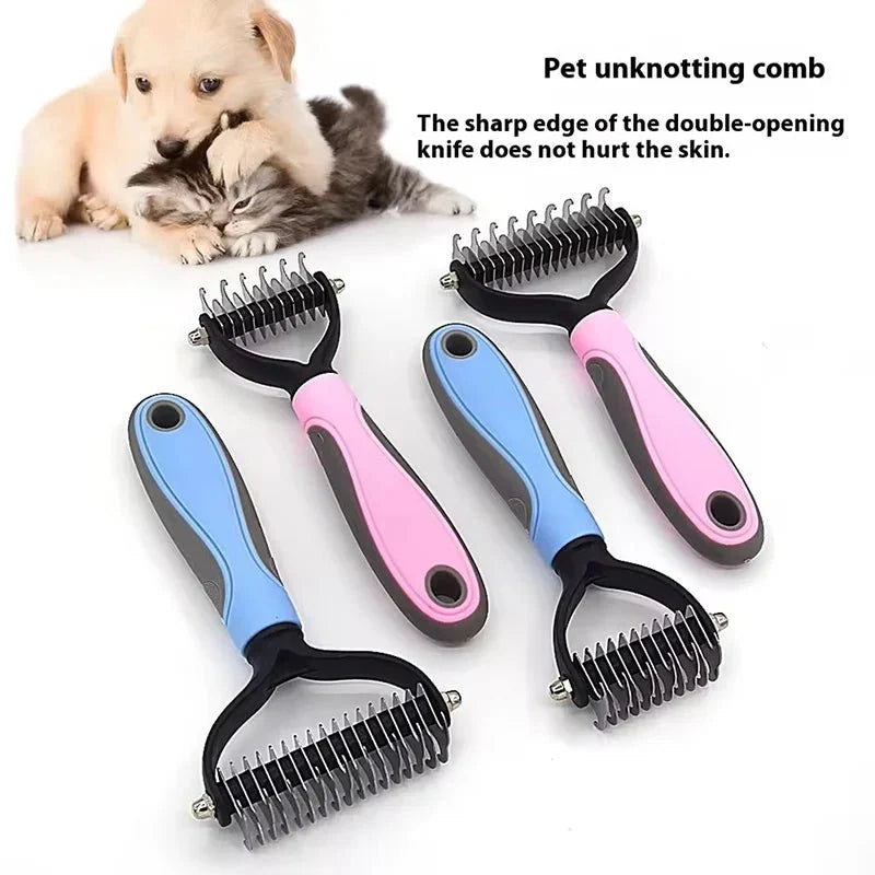 Professional 2 - Sided Pet Grooming Brush – The Ultimate 2 - in - 1 Undercoat Solution - Quincelle.co