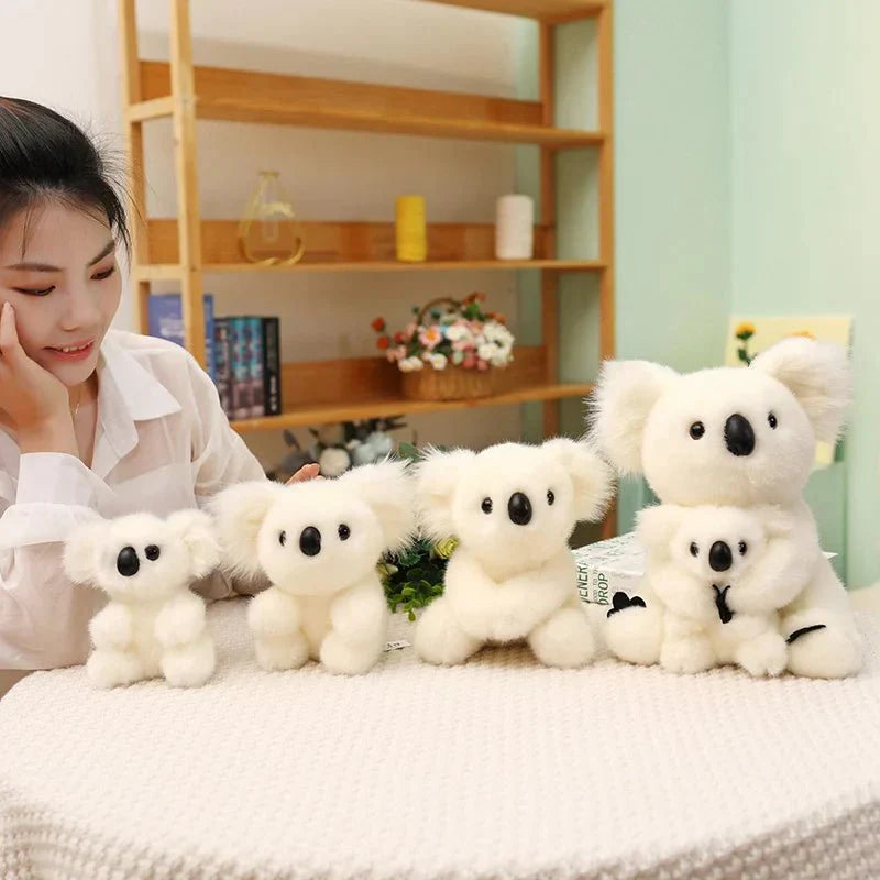 Lovely Australia Koala Plush Toy: Furry, Soft, and Huggable! - Quincelle.co